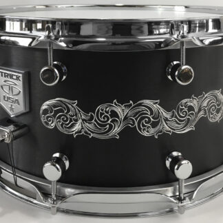 Black Engraved 6.5x14" Snare Drum